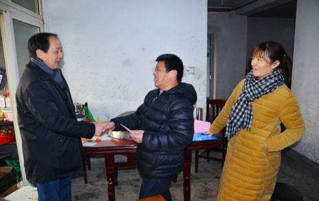 群眾冷暖掛心頭！公司黨總支開展春節(jié)前走訪慰問